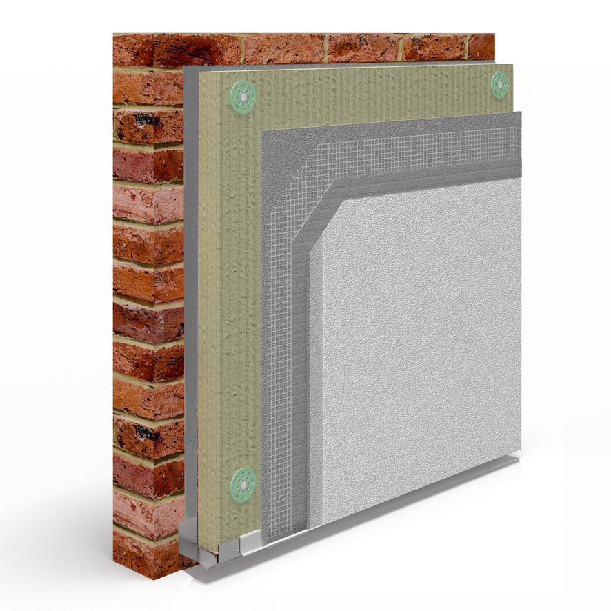Heck External Wall Insulation System - ETA_18_0229 - Stone Wool - Mineral Fibre - Silicone Render