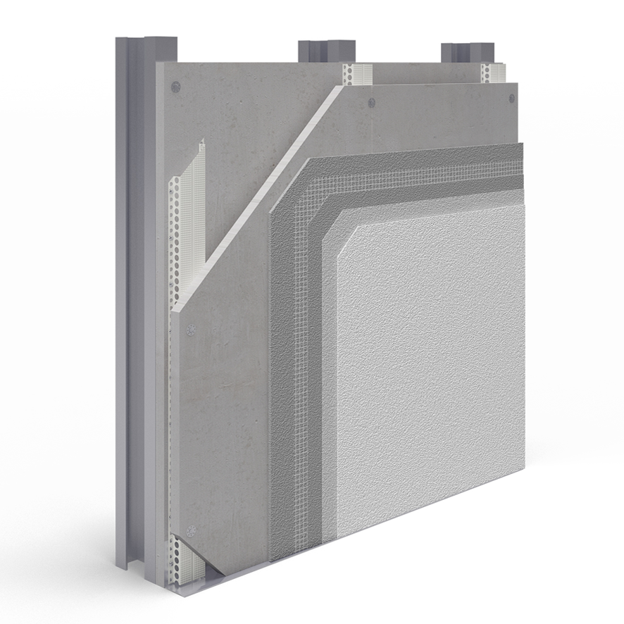 Epsitec Render Carrier Board External Wall Insulation System - BBA_19_5711_PS1 - SFS - Silicone Render