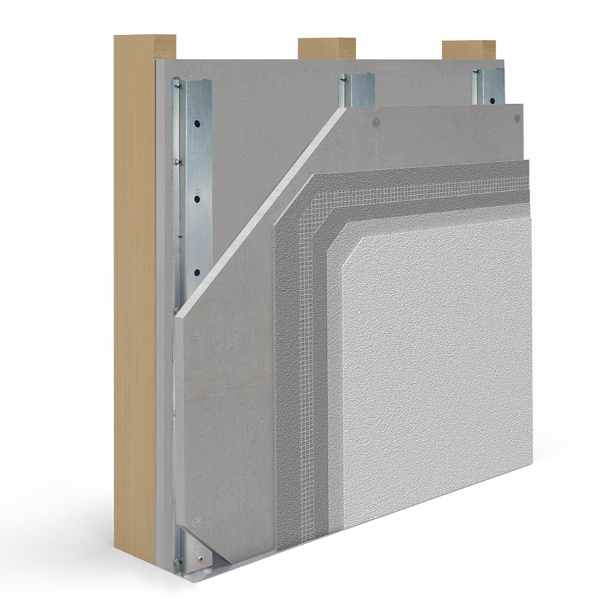 Epsitec Render Carrier Board External Wall Insulation System - BBA_19_5711_PS1 - Timber Frame - Silicone Render