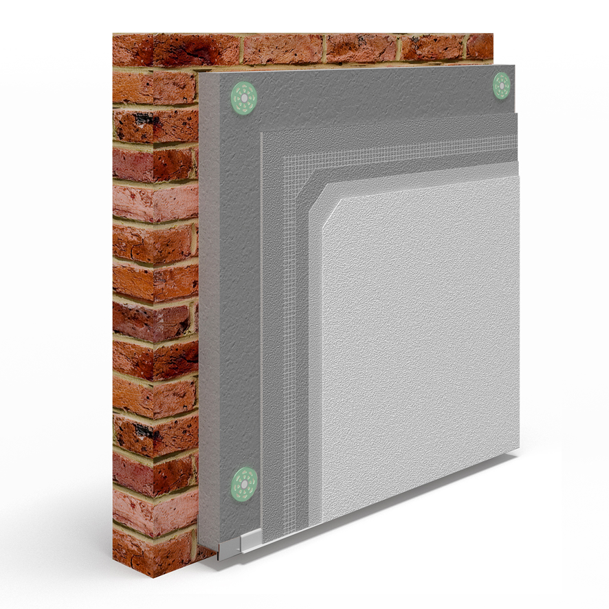 Epsiwall Silicone External Wall Insulation System - BBA_09_4625_PS2 - 30 Yr Life Expectancy - Direct Fix