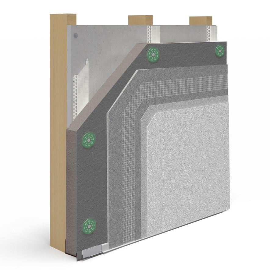 Epsitec External Wall Insulation System - BBA_09_4625_PS3 - Timber Frame - Silicone